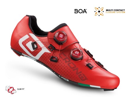 Παπούτσια για ποδηλασία Δρόμου | CR1 | CRONO | carbon | κόκκινα