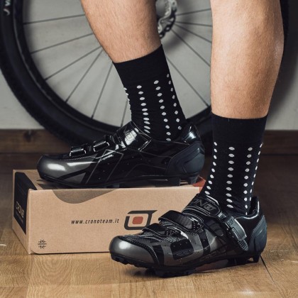 Παπούτσι για ορεινή ποδηλασία Crono CX-3 MTB NYLON | μαύρο