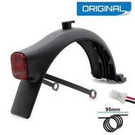 Kit με φτερό-φως-βάση για ηλεκτρικό πατίνι | E Wheel | Ninebot F2 | Μαύρο