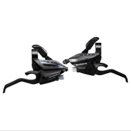 Λεβγιεδομανέτες Ζεύγος | shimano | ST-EF500-A4 | 2X7 ταχύτητες | EZ-FIRE PLUS | 4F-ALLOY | για V-BRAKE | Μαύρο