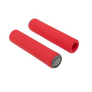 Χερούλια ποδηλάτου | AUTHOR Silicone Elite | μήκος 130mm | Κόκκινο